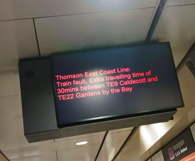 Thomson-East Coast Line Experiences Major Service Disruption During Morning Peak Hours